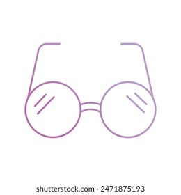 eyeglasses icon with white background vector stock illustration