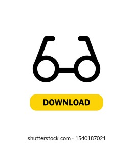 Eyeglasses Icons in Line Style for any Purposes.Perfect for website mobile app presentation and any other projects. Suitable for any user interface and user experience