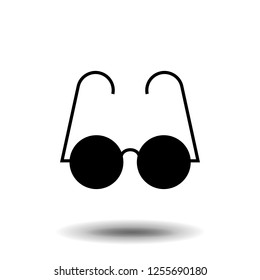 eyeglasses icon.vector icon