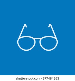 Eyeglasses line icon.