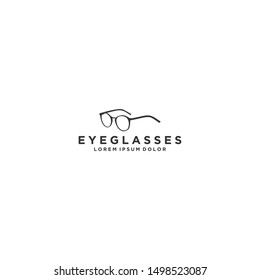 Eyeglasses Logo Design Modern Simple Clean Stock Vector (Royalty Free ...