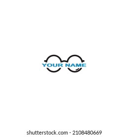 Eyeglasses Logo Template vector icon illustration design 