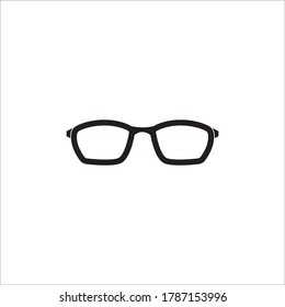 
ilustración de diseño vectorial del logotipo de anteojos