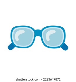 eyeglasses optical accesory isolated icon