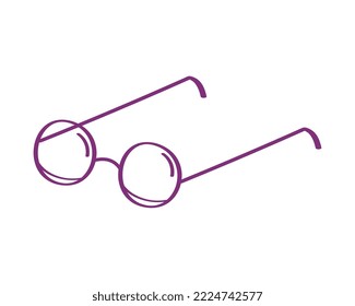 eyeglasses optical accessory doodle style