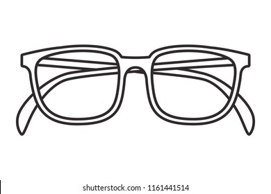 eyeglasses optical accessory icon