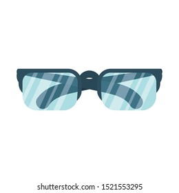 eyeglasses optical accessory isolated icon vector illustration design