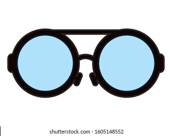 eyeglasses optical accessory isolated icon vector illustration design