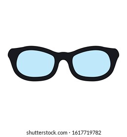 eyeglasses optical accessory isolated icon vector illustration design