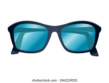 eyeglasses optical accessory isolated icon