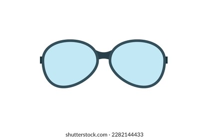Eyeglasses for sight icon. isolated on white background. 