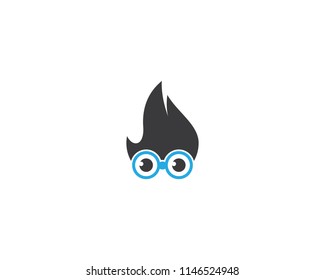 Eyeglasses symbol illustration