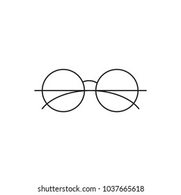 eyeglasses vector icon