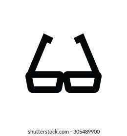 Eyeglasses Vector Icon
