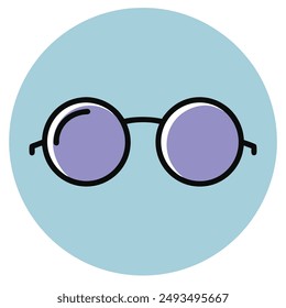 eyeglasses.in white background.art and illustrator.fashion.unique,new,vector. art work. black