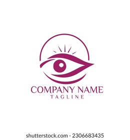 eyelash beauty salon logo design