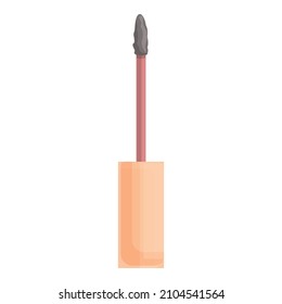 Eyelash brush icon cartoon vector. Makeup mascara. Makeup eye