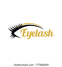 eyelash concept logo, icon, symbol, ilustration design template