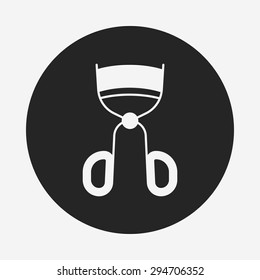 Eyelash curler icon