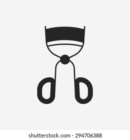 Eyelash curler icon