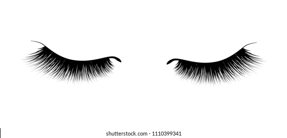 Extensión de las pestañas. Un bello maquillaje. Cilia espesa y borrosa. Máscara para volumen y longitud.