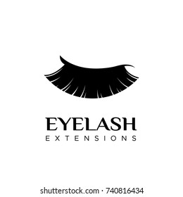 Eyelash Extension Logo Vector Illustration Modern Stock Vector (Royalty ...