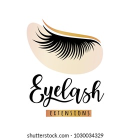 Similar Images, Stock Photos & Vectors of Eyelash extension logo