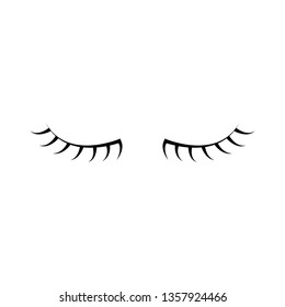 Eyelash graphic design template vector isolated illustration