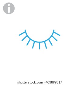 Eyelash icon