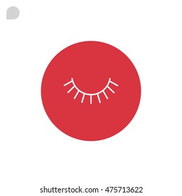  Eyelash icon Vector.