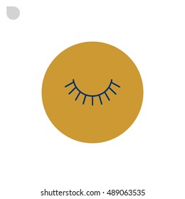  Eyelash icon Vector.