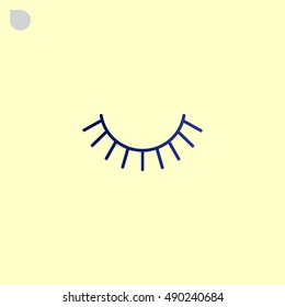  Eyelash icon Vector.