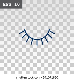  Eyelash icon Vector.