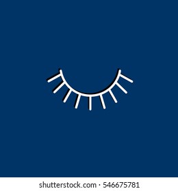  Eyelash icon Vector.