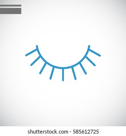  Eyelash icon Vector.