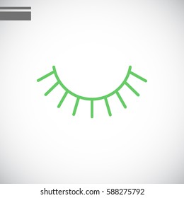  Eyelash icon Vector.