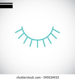  Eyelash icon Vector.