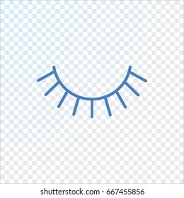  Eyelash icon Vector.