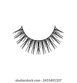 Eyelash Icon, Eyelash Vector, Faux Eyelashes, Eyelash Illustration, Eyelash Logo, Lashes, Lash Vector, Fake Eyelashes, Eye Lash, Lash Illustration, Vector Ilustration Background