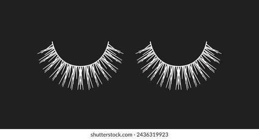 Eyelash Icon, Eyelash Vector, Faux Eyelashes, Eyelash Illustration, Eyelash Logo, Lashes, Lash Vector, Fake Eyelashes, Eye Lash, Lash Illustration, Vector Ilustration Background