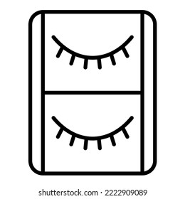 Eyelash icon vector image. Can also be used for web apps, mobile apps and print media.