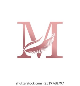 Eyelash logo design icon with letter concept A-Z