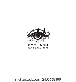 Eyelash logo images illustration design
