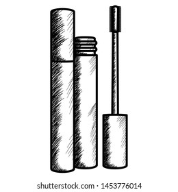 eyelash make up drawing icon
