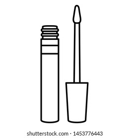 eyelash make up drawing icon