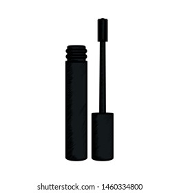 eyelash make up drawing icon