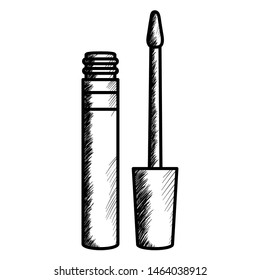 eyelash make up drawing icon