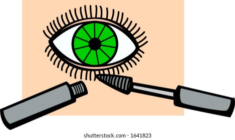 Wimpernmascara-Make-up