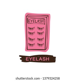 Eyelash vector illustration