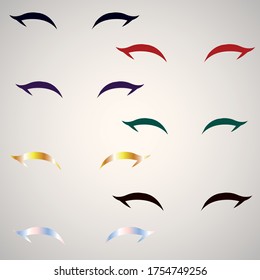 Farbensammlung für Eyelashes 